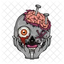 Zombie Cerebro Mente Icon