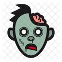 Zombie Monster Brain Icon