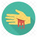 Zombie Hand Blood Icon
