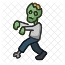 Zombie Halloween Creepy Icon