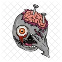 Zombie Halloween Scary Icon