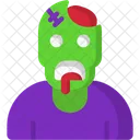 Zombie Halloween Party Icon