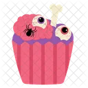 Zombie Brain Halloween Cupcakes Bakery Food Icon