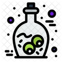 Zombie Flasche Gruselglas Horrorglas Icon