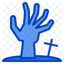 Zombie Hand Halloween Scary Ghost Icon