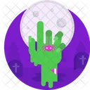 Halloween Zombie Hand Scary Icon