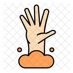 Zombie hand  Icon