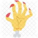 Zombiehand Toter Mann Grabhand Symbol