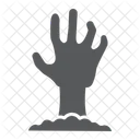 Zombie Hand Undead Icon