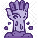 Zombie Hand Graveyard Icon