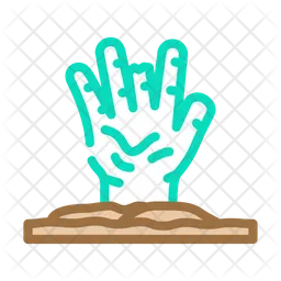 Zombie Hand  Icon