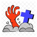 Zombie Hand Zombie Spooky Icon