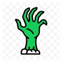 Zombie Hand Undead Claw Icon