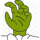 Zombie Hand Hand Halloween Icon