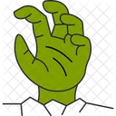 Zombie Hand Hand Halloween Icon