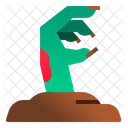 Zombie Hand Ground Icon