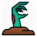Zombie Hand Ground Icon
