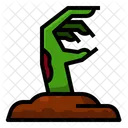 Zombie Hand Ground Icon