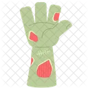 Zombie Hand Cartoon Zombie Arm Halloween Party Icône