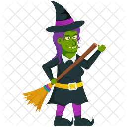 Zombie Witch  Icon