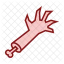 Zombie Hand Hand Gruselig Icon