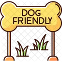 Zona apta para perros  Icono