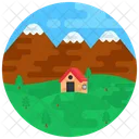 Paisaje Zona Rural Campo Icon