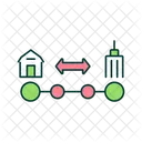 Zona Urbana Rural Icono