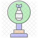 Icone De Couleur Lineaire De Zone De Guerre Icon
