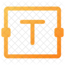 Zone De Texte Icône