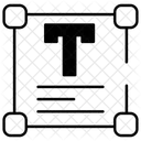 Zone De Texte Texte Outil Texte Icône
