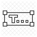 Zone De Texte Texte Outil Texte Icône