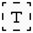 Zone De Texte Texte Outil De Texte Icône