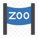 Zoo Banner Banner Board Icon
