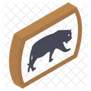 Zoo Symbol Animal Area Animal Signboard Icon
