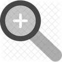 Zoom Magnifying Multimedia Icon