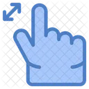 Zoom Hand Gesture Zoom Hand Hand Gesture Icon