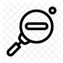 Zoom Search Reduce Icon