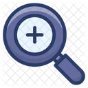 Zoom In Magnifier Monitoring Icon