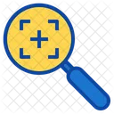 Magnifying Glass Target Search Position Icon