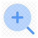 Zoom In Magnifying Glass Loupe Icon