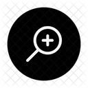 Zoom In Magnifying Glass Loupe Icon