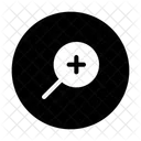 Zoom In Magnifying Glass Loupe Icon