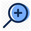 Zoom In Magnifying Glass Loupe Icon
