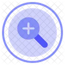 Zoom In Tool Web Icon