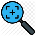 Magnifying Glass Target Search Position Icon