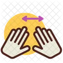 Zoom In Hand Gesture Icon