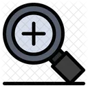 Zoom In Magnifier Plus Icon