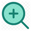 Zoom In Magnifying Glass Loupe Icon