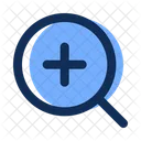 Zoom In Magnifying Glass Loupe Icon